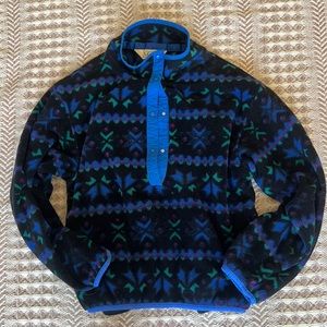 VTG LL Bean 1/4 snap fleece